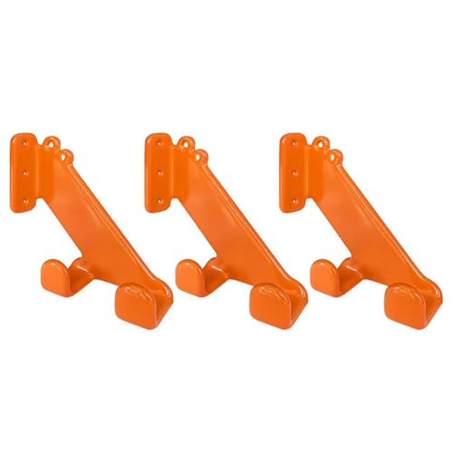 SENRISE 3PCS Chainsaw Hook Wall Mount, Heavy Duty Chainsaw Hook Wall Mount Chainsaw Stand, Install Power Tool Rack Space-Saving Organizer For Garage, Home Use