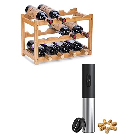 FOSTERSOURCE 1 Unit Wine Rack+ 1 Unit Wine Opener Cover