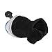 Andux Mesh Golf Hybrid Club Head Covers with Dial No. Tags 4pcs/Set (All The Same Size) Black/Blue