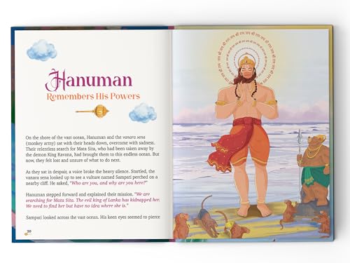 Hanuman Stories: 10 Illustrated Stories of Lord Hanuman for Children I Hindu Mythology | Indian Gods and Goddesses | Bedtime Storybook | Indian Folklore & Legends I Ages 5+ I [Select Learning] – vue 4