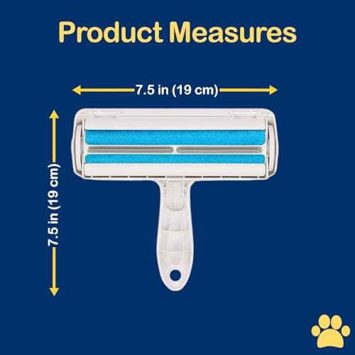 LikePaws Pet Hair Remover, Reusable Self-Cleaning Lint Roller for Dogs & Cats, Fur Remover for Furniture, Couch, Carpet, Clothes, Bedding & Car, No Adhesive, Multi-Surface, Easy to Use by LikePaws - Image 6