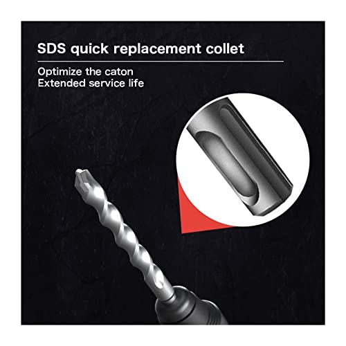 TEMSOOM Bürstenloser Schlaghammer 21 V Akku-Bohrhammer 3 in 1 Funktion Multifunktions Stahl Beton Holz Kompatibel mit 18… – Bild 7