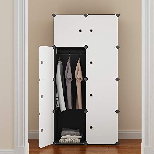 Kousi Portable Closets 14"X18" Depth Cube Wardrobe Closet Wardrobe In Closet Armoire Wardrobe Closet Bedroom Armoire Room Closet #TOP10