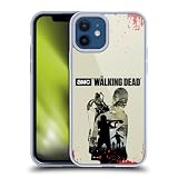 Head Case Designs AMC The Walking Dead Daryl Full Silhouettes Gel Case [Military Grade Protection] Compatible with Apple iPhone 12/iPhone 12 Pro and Compatible with MagSafe