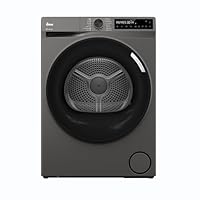 Hoover Pro Dry Series 3 Tumble Dryer, Heat Pump, 10kg, 15 Programmes, 99.9% Germ Free, WIFI Connected, Graphite/Black Door, 60x60x85 cm -HBR 10N2BRX-80