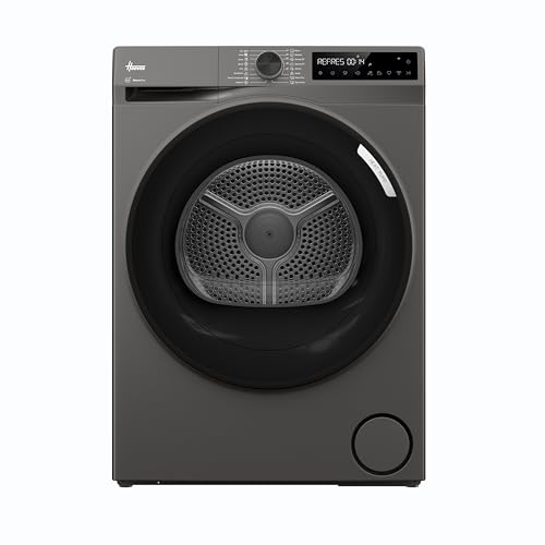 Hoover Pro Dry Series 3 Tumble Dryer, Heat Pump, 10kg, 15 Programmes, 99.9% Germ Free, WIFI Connected, Graphite/Black Door, 60x60x85 cm -HBR 10N2BRX-80