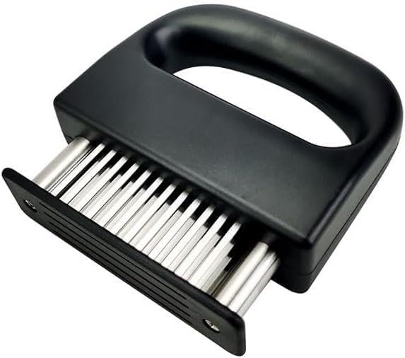 OiciaMeat Tenderizer, with 48 Stainless Steel Ultra Sharp Needle Blades, Meat Poultry Tenderizer, for Tenderizing Beef, Pork, Turkey, Fish, Cooking Tool Best for Tenderizing, Marinade, BBQ