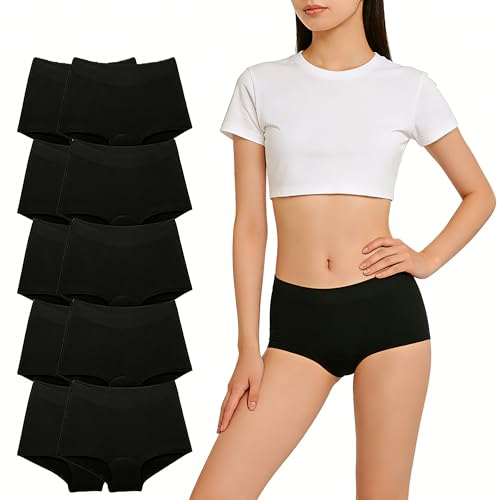 Calzoncillos de algodón suaves y transpirables Libella pack ropa interior mujer