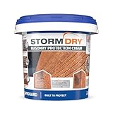 Stormdry Brick Sealer (1.5 Gallon) - Clear Brick, Stone, Concrete & Masonry Waterproofer - 25-Year Certified Waterproofing Protection Against Penetrating Damp