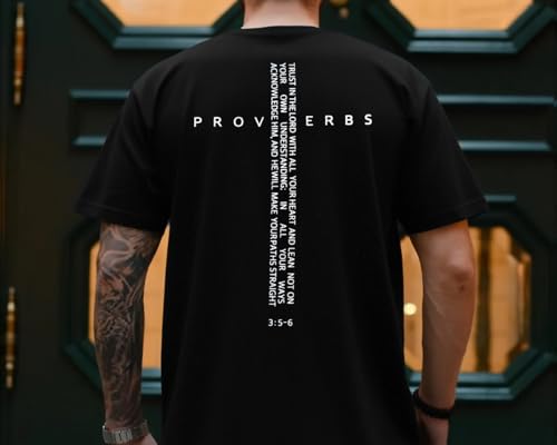 Image of Christian Shirts for Men Jesus Cross Shirt Religious Faith T Shirts