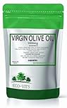 Virgin Olive Oil 1000mg 60 Capsules, Cold-Pressed, High Polyphenol Antioxidants – Supports Heart, Cognitive & Cellular Health
