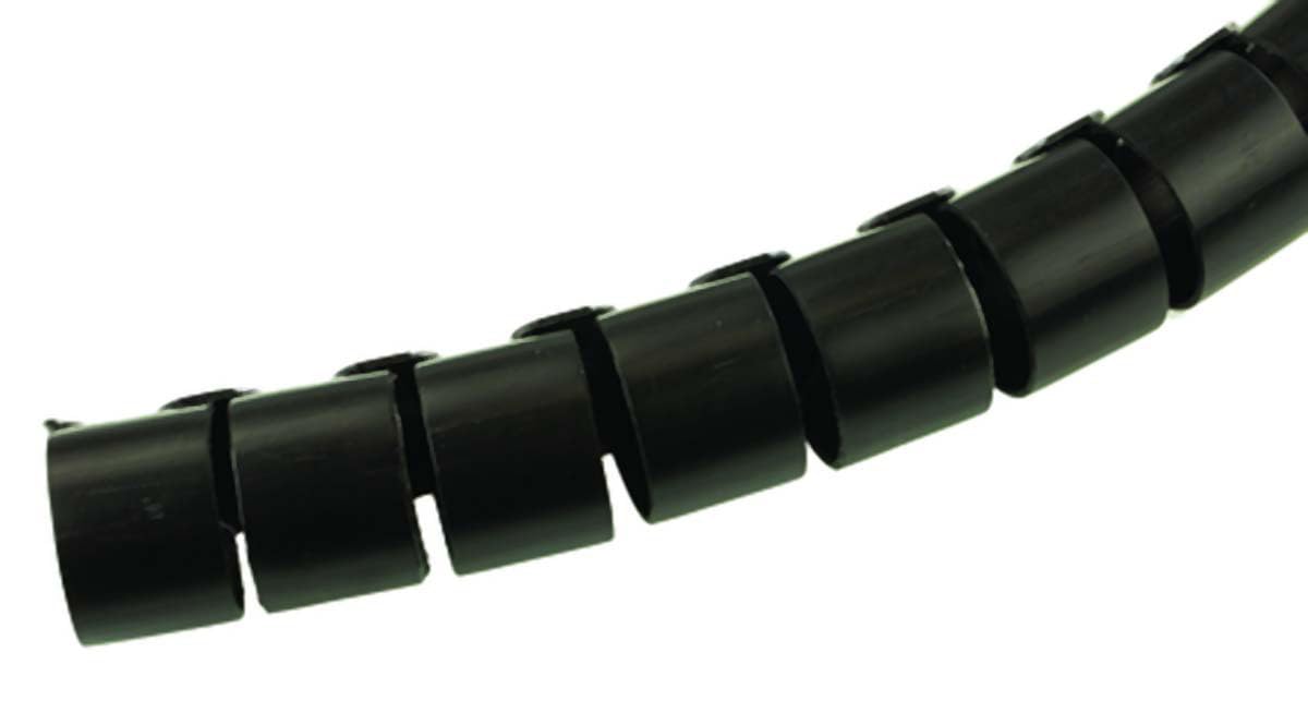 HellermannTyton 161-64401 HWPP-25MM-PP-BK-Q1 Kabelschlauch 27mm (max) Schwarz 25m