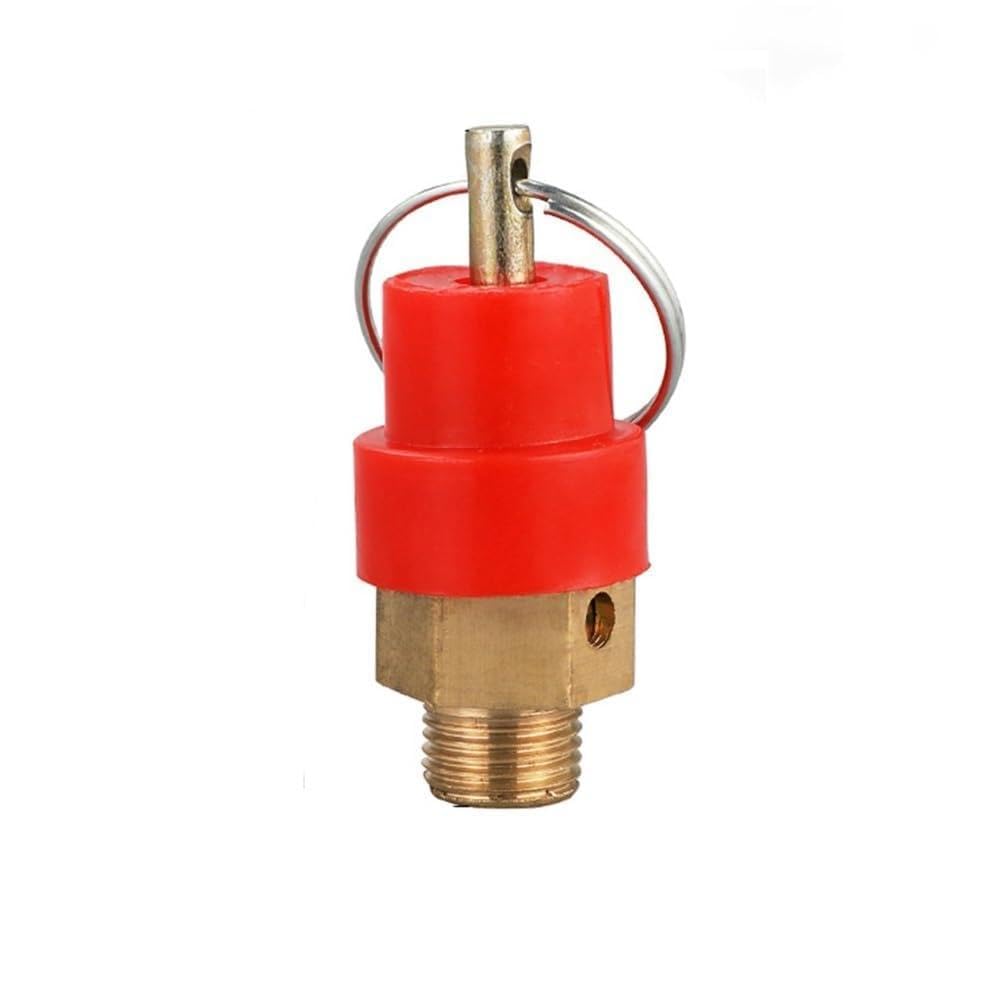 1pc 1/8" 1/4'' 8kg Air Compressor Safety Relief Valve Pressure Release Regulator 120PSI for Pressure Piping(1-8)