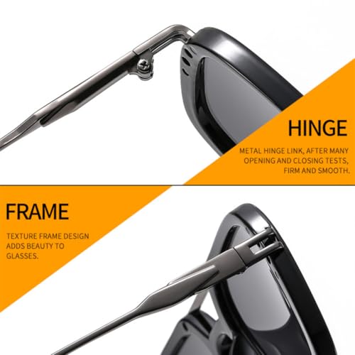 Lunettes de soleil rétro protégeant des reflets avec verres dégradés
