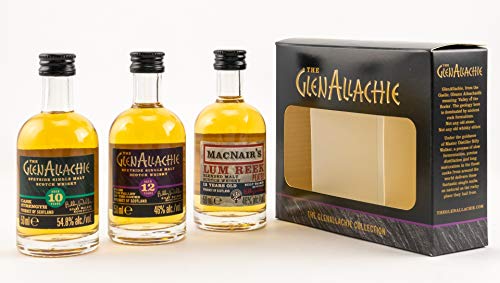 GlenAllachie MINIATUR COLLECTION bis 54,8% vol. 3x0,05L MINIATUR Cover