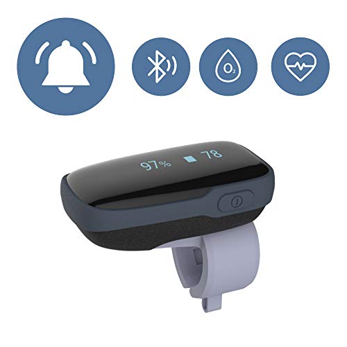 Wellue Oxylink Wireless Wearable Blood Oxygen Monitor, Bluetooth Pulse Meter With Audio Reminder In Free App - Wearable O2 Monitor Rechargeable #TOP1