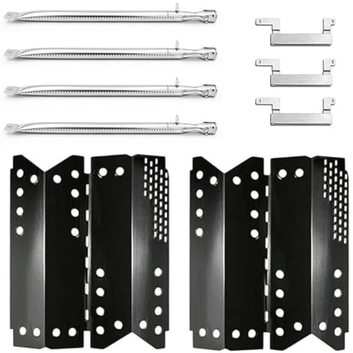 BBQ Grill Heat Plates Burners Crossover Replacement Kit for Stok 4 Burner Grills