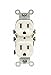 Leviton C32-R320-W White Residential Grade Straight Blade Duplex Receptacle