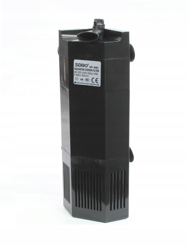 COLOURFUL Top Filter for Aquarium | Biological Filtration for Salt and Fresh Water | Top-Flow Aquatic Filtration to Enhancing Water Quality (Corner Filter, WP-808C | 15W | 800L/H | Upto 3 Ft Tank) (B0CY5MT2WM) Amazon Price History, Amazon Price Tracker