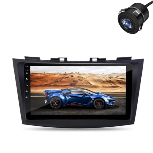 Image of Modorwy Original QLED 9 inch Zlink Car Android Stereo | OS 13 | 2GB+32GB | Display Support Car Play & Android Auto | incl. AHD Rear Camera & Frame Compatible with Maruti Swift 2011-2017 - 1 Year Warranty