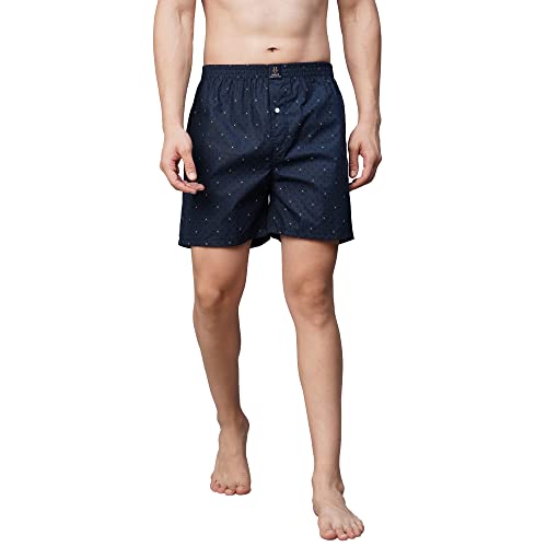 Image of Urban Scottish Ultra-Comfortable Men's Boxer Pants (Pack of 2), 100% Cotton With Stylish Print, Soft & Stretchy Elastic Waist Band, Dynamic Movement & Hardwearing Stitching, Breathable Gentle Snug Fit