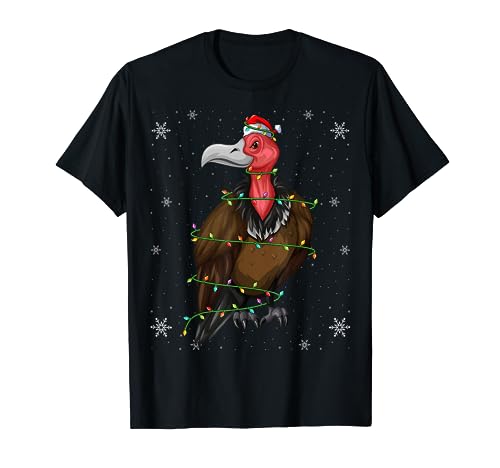 Vulture Lover - Vulture Wearing Santa Hat Xmas Christmas Camiseta