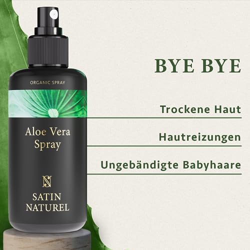 Aloe Vera Spray SatinNaturel BIO 200ml – Feuchtigkeitspflege und After Sun