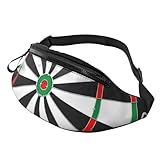 Target Dart Pattern Men'S Women'S Waist Bag Fashion Fanny Pack Hip Bum Bag For Travel Running Hiking