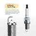 QYL Ignition Coil UF333 & Spark Plug 7092 BKR6EGP MIU12783 for Camry Matrix RAV4 Highlander Solara Vibe TC HS250h 2.4L 3.0L 3.3L l4 V6 (Set of 4)