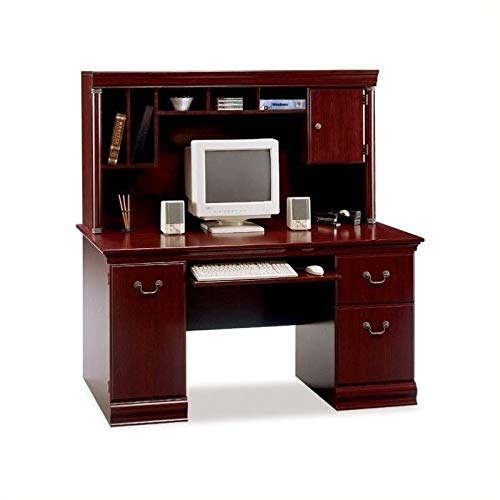 Pemberly Row Computer Desk and Hutch