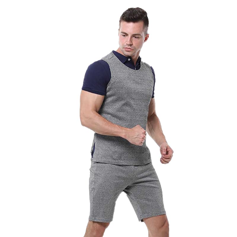 Hggdsac Level 5 protective clothing Long sleeve, Cut-Resistant Self-Defense Clothing, Hppe Fiber Anti-Cutting, For personal safety, Comfortable and breathable(Vest Set/XXL)