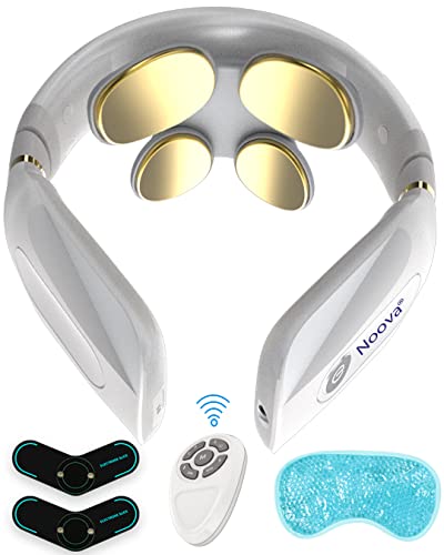 Neck Massager With Heat, Neck Pain Relief, Electric Heated Neck Massage Therapy For Relaxation, Cordless Portable Neck And Shoulder Relaxer Massagers, Full Body Deep Tissue Massager For Women And Men #TOP5