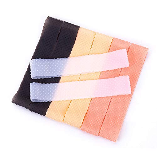 Topper Fix Bande élastique antidérapante en silicone souple Dentelle Perruque Grip Sport Confortable Forte Tenue Bande 1 Gris Cover