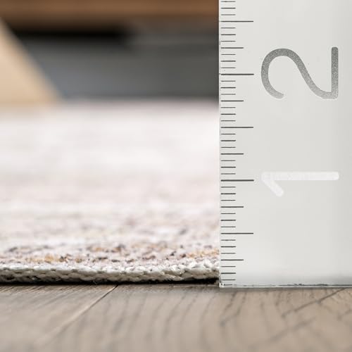 Tapete decorativo nuLOOM SpinClean Beige 2' x 3' miniatura 2