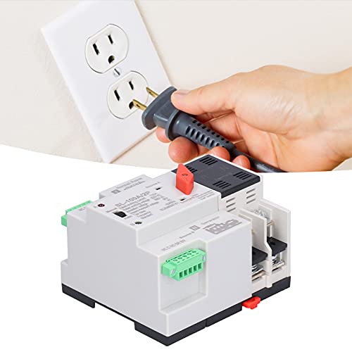 Double interrupteur d'alimentation ATS 220V AC à bascule rapide - 5