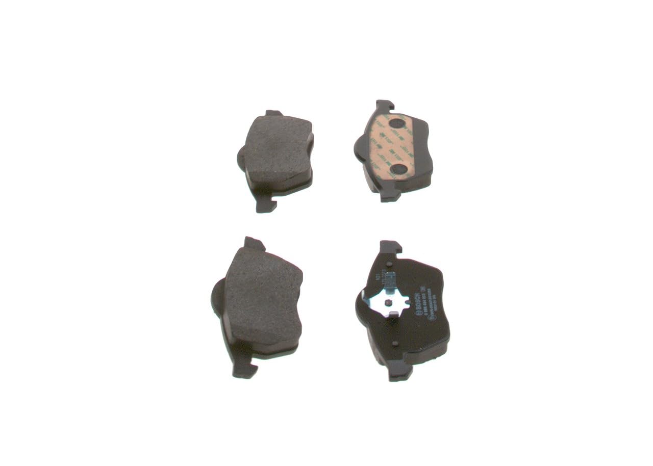 Bosch BP113 - Pastiglie Freni Auto, Delantero - Calidad Bosch - Reducción de Ruido y Polvo - Certificación ECE-R90 - Sin Cobre - 1 Juego de 4 Pastillas