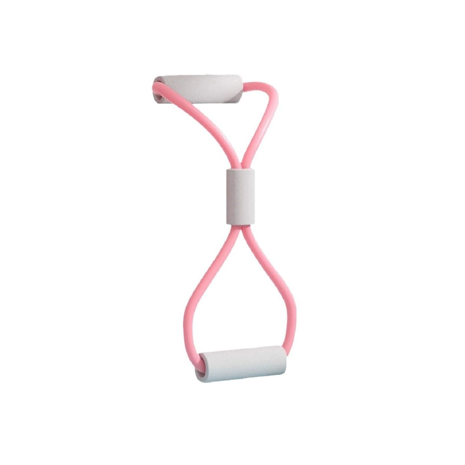Figure 8 Resistance Band for Women and Men – Sports Yoga Stretch Loop with Foam Handles Home Workout Exercise Fitness Training Shoulder Arm Back Muscle Stretching Equipment (Pack of 1)-image-29