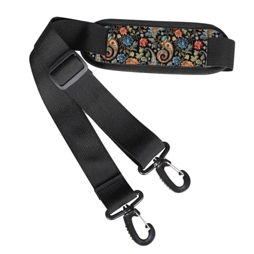 Image of 56 inch Shoulder Strap, Adjustable Thick Soft Universal Replacement Crossbody Handbag Shoulder Strap with Metal Swivel Hooks for Laptop Shoulder Bag /Laptop Messenger Bag /Crossbody Bag