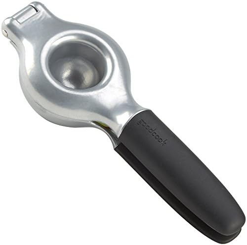 Lemon and lime hand juicer with perfect fit inserts