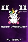 modistin berlin  Modistin Mützennäherin Notizbuch: Geschenk  Journal  Tagebuch  blanko A5 Notizbuch liniert mit 110 Seiten  Geschenkidee  Softcover