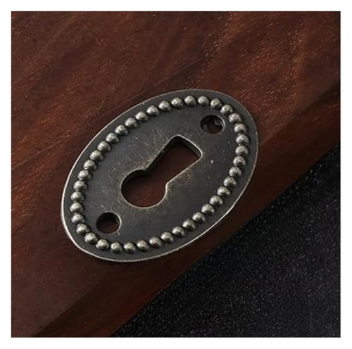 Inserto de puerta de latón y placas de cajón para herrajes de muebles antiguos 4