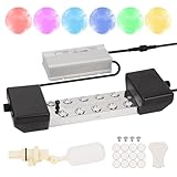 Large application : ce type de brumisateur peut être utilisé pour décorer un paysage et créer une atmosphère spéciale pour scène, étang, piscine, fontaine, rocaille ou aquarium, parfait pour les fêtes et événements, en particulier pour Halloween et Noël ; et il peut également fournir une humidité appropriée pour le jardinage, la chambre de champignons, les plantes, la serre, etc