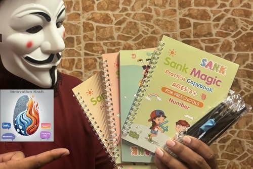 Magic Book ( Set of 4 )- English | Maths | Numbers | Drawing