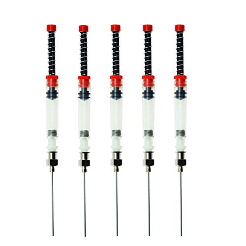 Paquet de 5 Remplisseurs de Seringues d'encre pour Stylo Plume, Convertisseur de Ressort avec Pointe d'aiguille émoussée Amovible