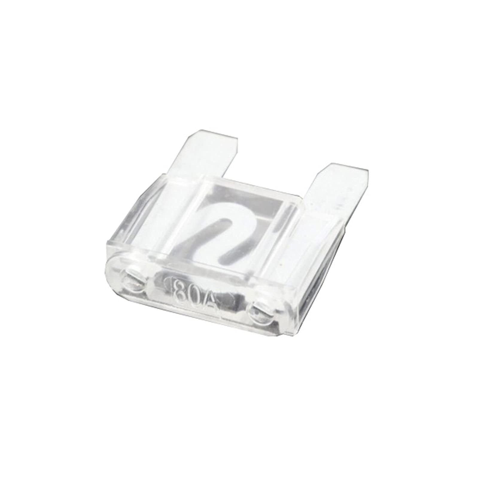 Cablaggio di protezione Fusibile 5 PCS 30A ~ 100A Fusibile grande 32V Fusibile automatico Inserti Assicurazione auto Compresse Grande fusibile con lampada Inserti for auto Fusibile (Size : 80a)