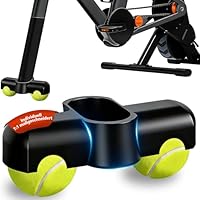 iPalamila 1Stück Rocker Plate Feet für Zwift,1:1 maßgeschneidert für Zwift Ride Vorderbein, Schnapp-Rockerfüße für Indoor Cycling, Indoor-Trainer Zubehör (inkl. 2 Tennisbälle)