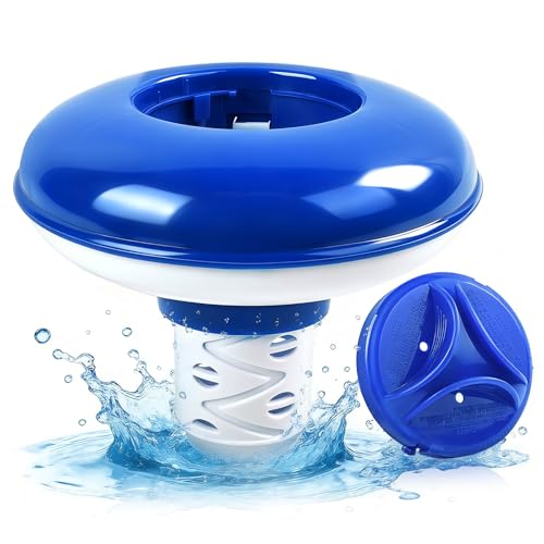LQTSLFM Distributeur de Chlore pour Piscine, Distributeur de Chlore Flottant, Diffuseur Chlore Piscine, Diffuseur Flottant, pour Piscines, Bains à Remous,...