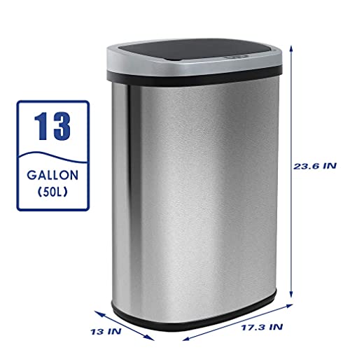 Bestoffice TC-1350R Kitchen Trash Can With Lid thumb #2