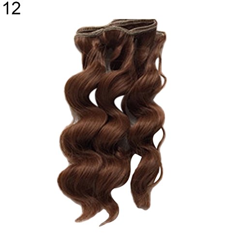 MAJGLGE 15 cm Parrucca DIY Capelli Ricci per