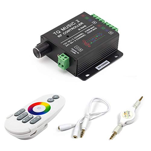 Supernight Led Rgb Music Touch Controller Rf Sensitivety Backlight Rf Remote Touching Color 3.5Mm Audio 15 Music Modes Led Light Strip Controller #TOP6